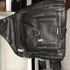 Crossbody leather bag